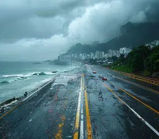 chuvas no litoral paulista